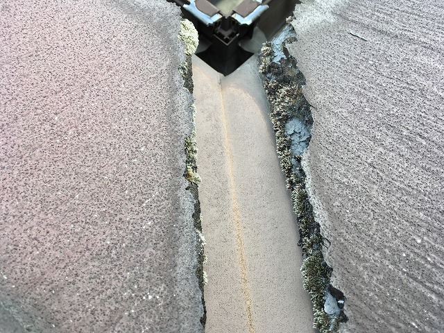 谷板金付近の劣化